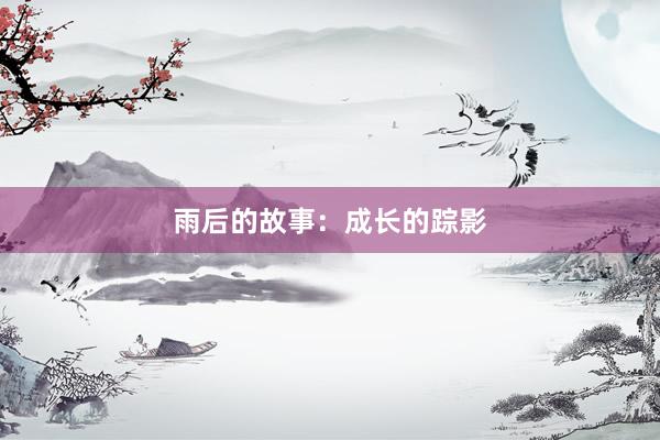 雨后的故事:成长的踪影